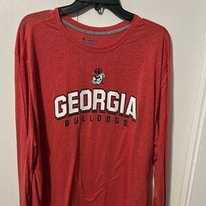 Georgia Bulldogs Red Long Sleeve Shirt